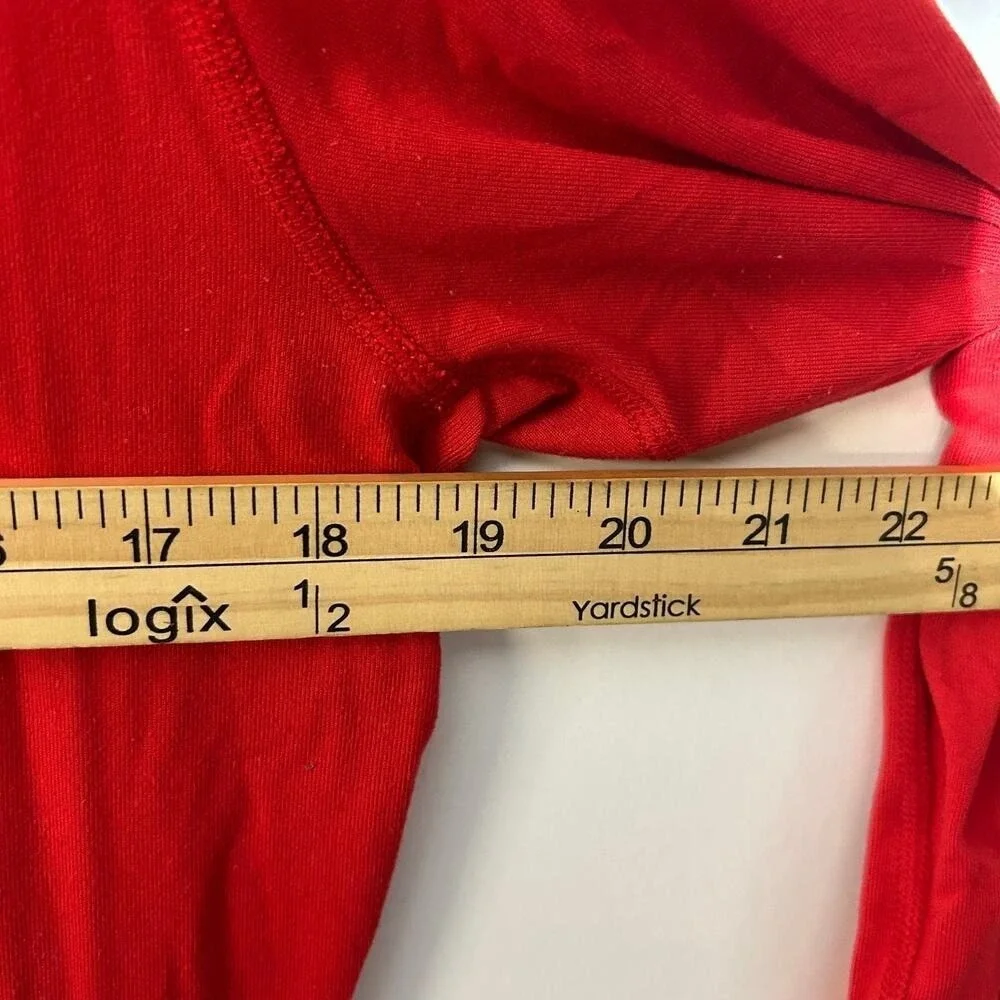 Nike Dri-Fit Red USA Team Athletic Training 1/4 Zip Pullover Sweater Women Large